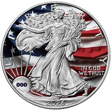 2026 Silver Eagle USA Flag Edition - CoinsTV