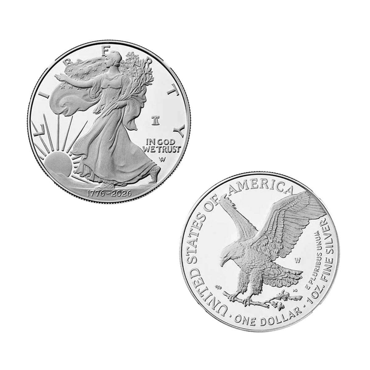 2026-W Silver Eagle Liberty Bell - 250th Anniversary Privy - NGC PF70UC 250th Eagle Label