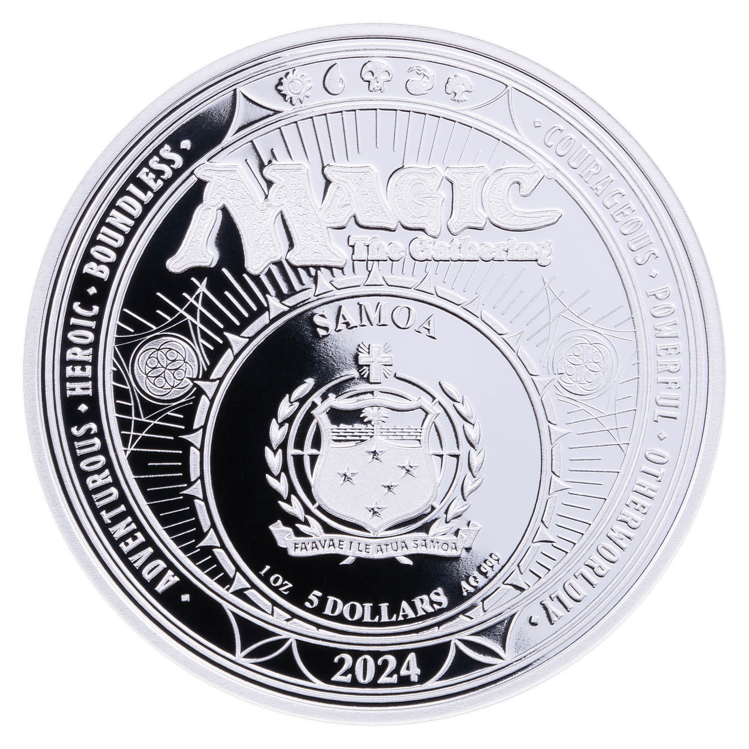 2024 Magic: the Gathering Beta Black Lotus 1 oz Silver Coin - CoinsTV