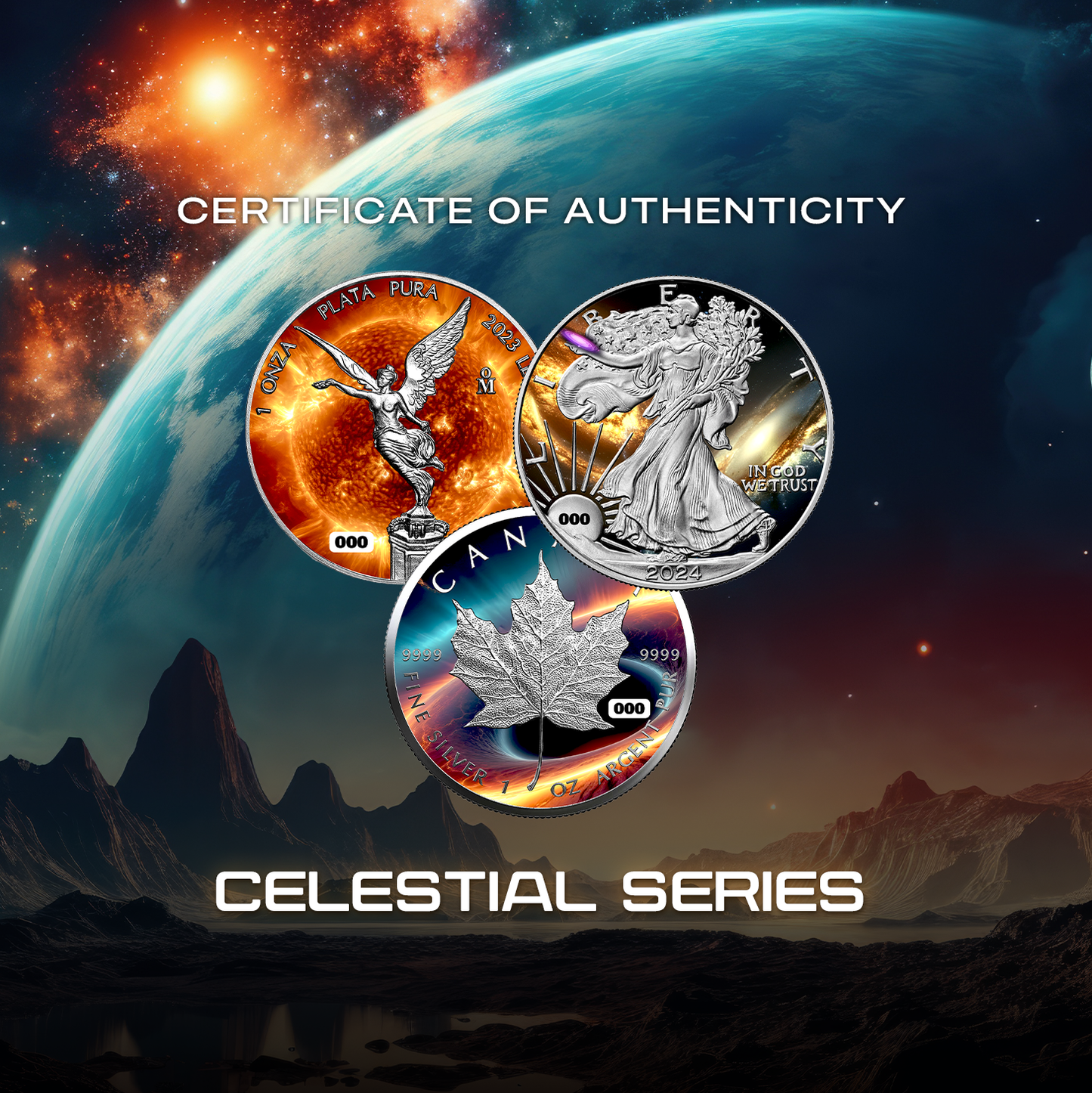 Chromatics Celestial Series 3 pc Set - 1 of 299 - CoinsTV