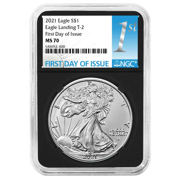 2021 Type 2 Silver Eagle - First Label Retro Core - NGC MS70 FDI