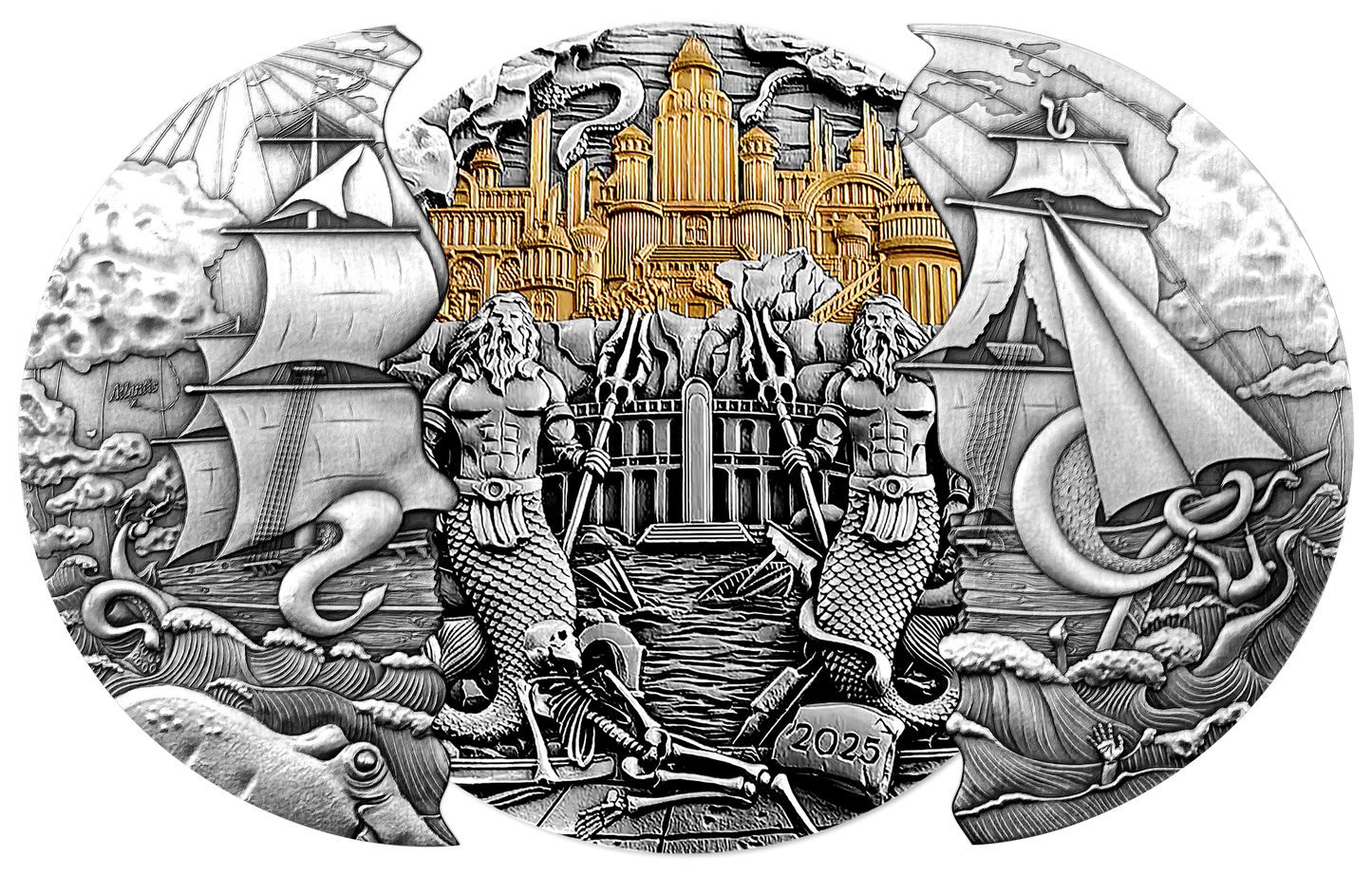 2025 Samoa Atlantis 5 oz Silver Coin