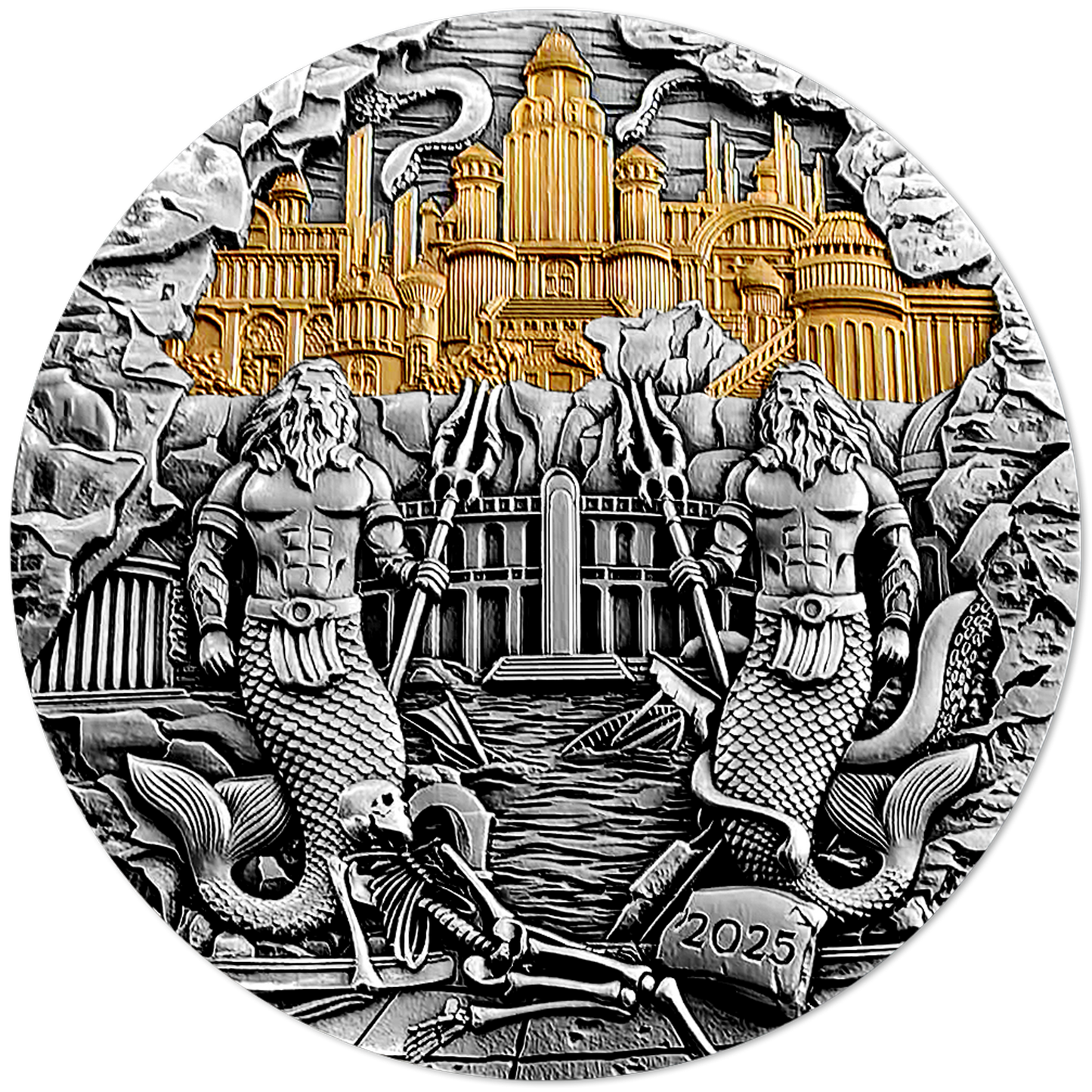 2025 Samoa Atlantis 5 oz Silver Coin