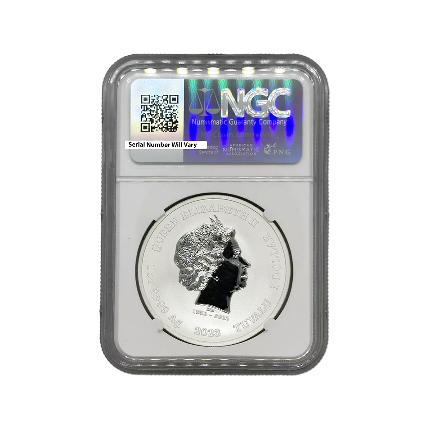 2023-P Tuvalu Gods of Olympus Ares - NGC MS70 1 oz Silver - CoinsTV