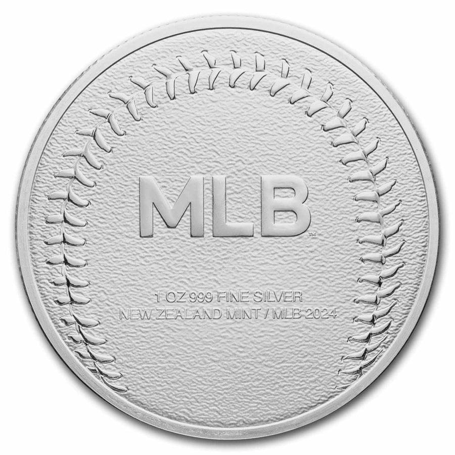 2024 Major League Baseball (MLB) Logo 1 oz Silver Round - CoinsTV