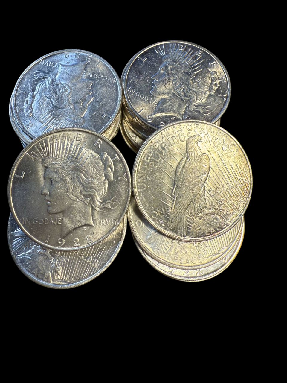 1922 D Peace Silver Dollar Denver - Uncirculated