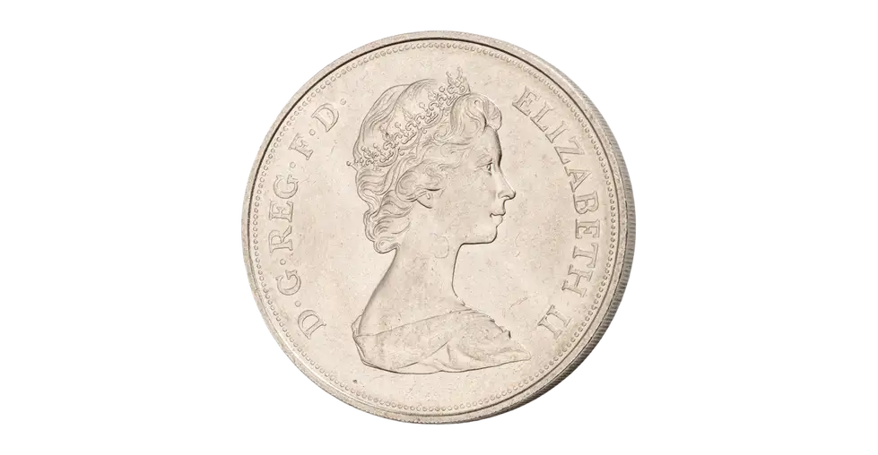 1972 Great Britain Silver Wedding Crown