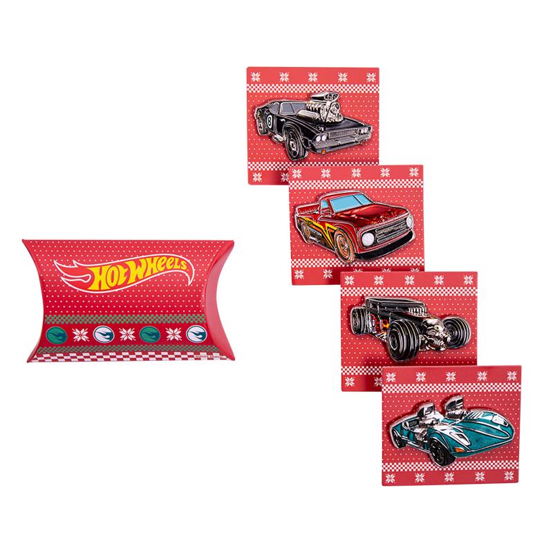 2024 Solomon Islands Hot Wheels Holiday Night Shifter Mystery Box 1 Oz Silver Coin - CoinsTV