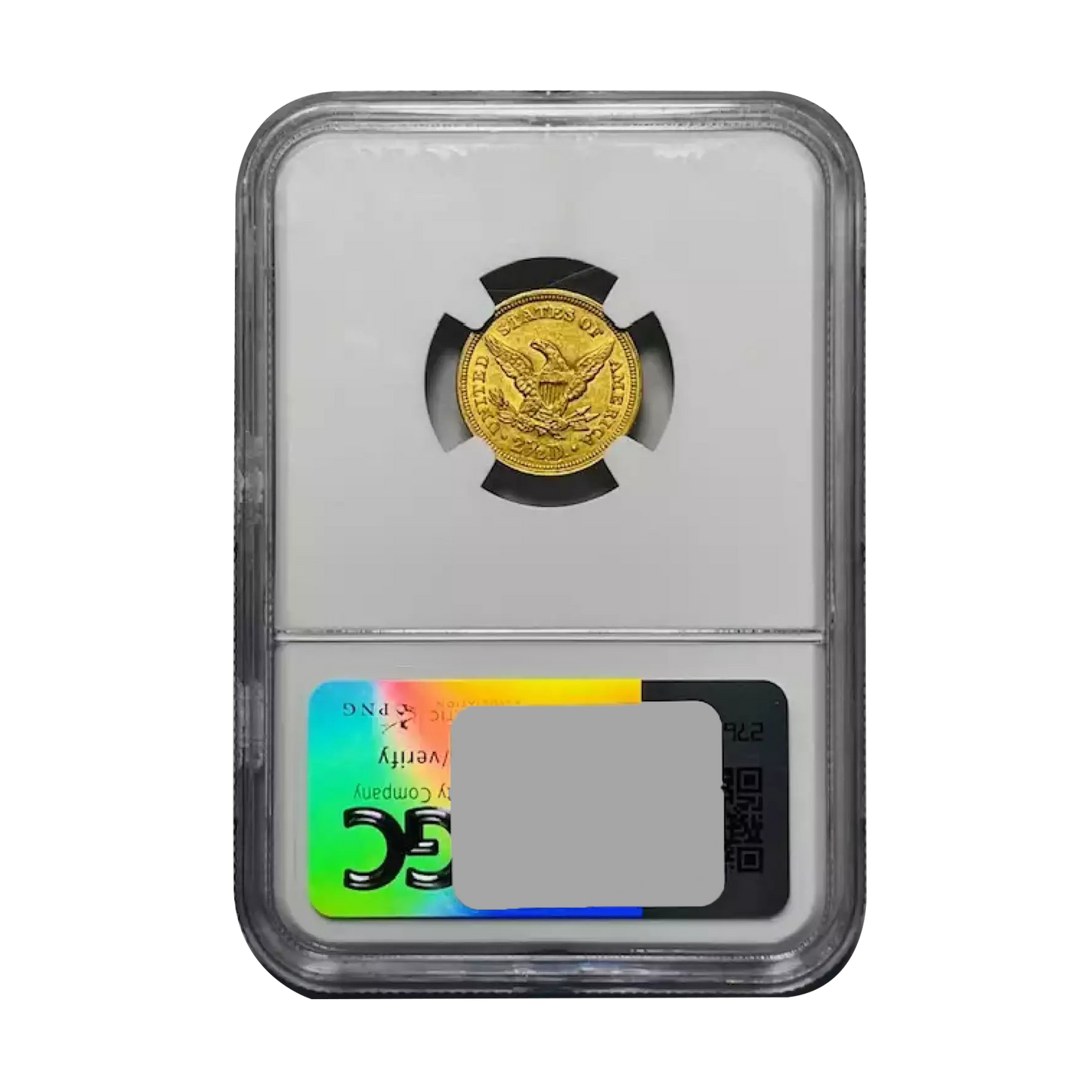 1850 $2.50 Gold Liberty Head Quarter Eagle - NGC MS62