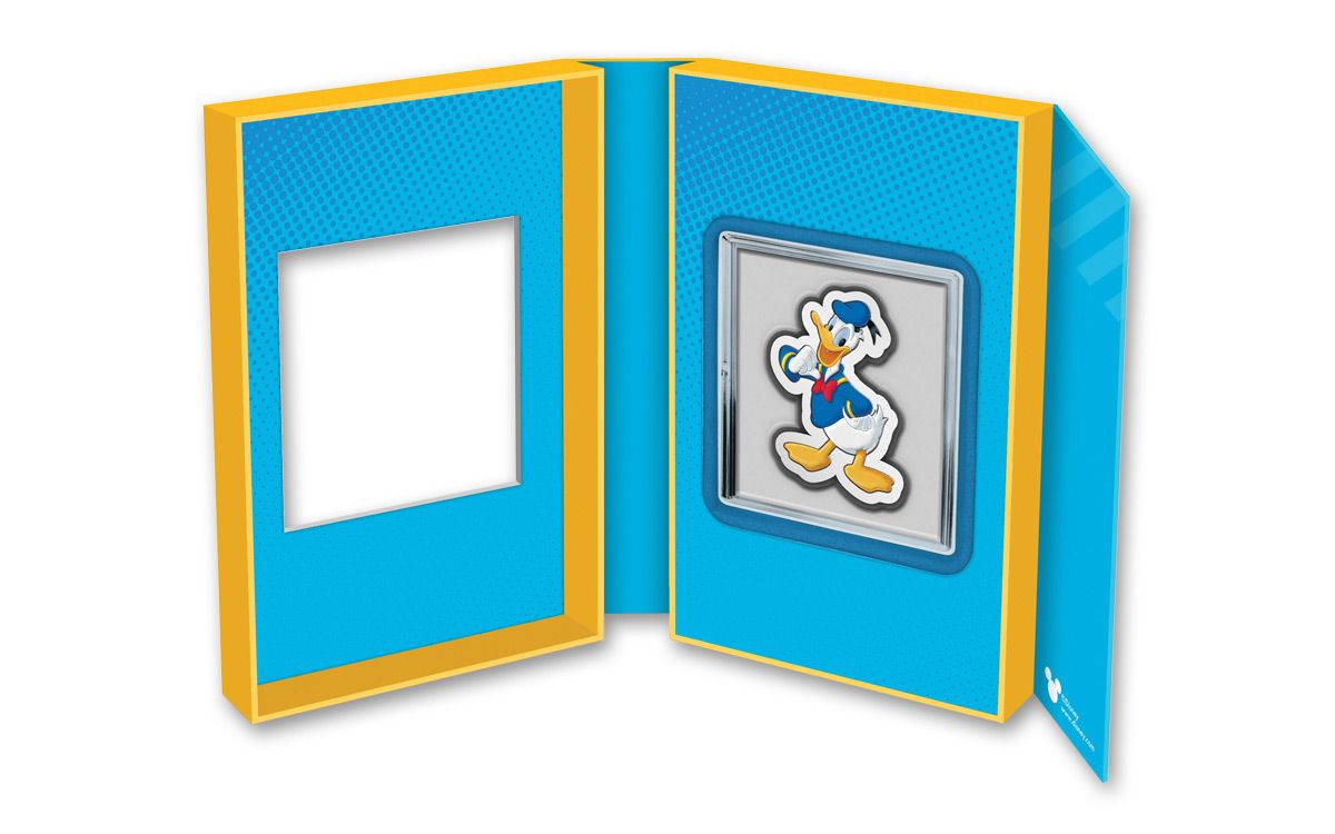 2021 Disney Donald Duck Shaped 1oz Silver - CoinsTV