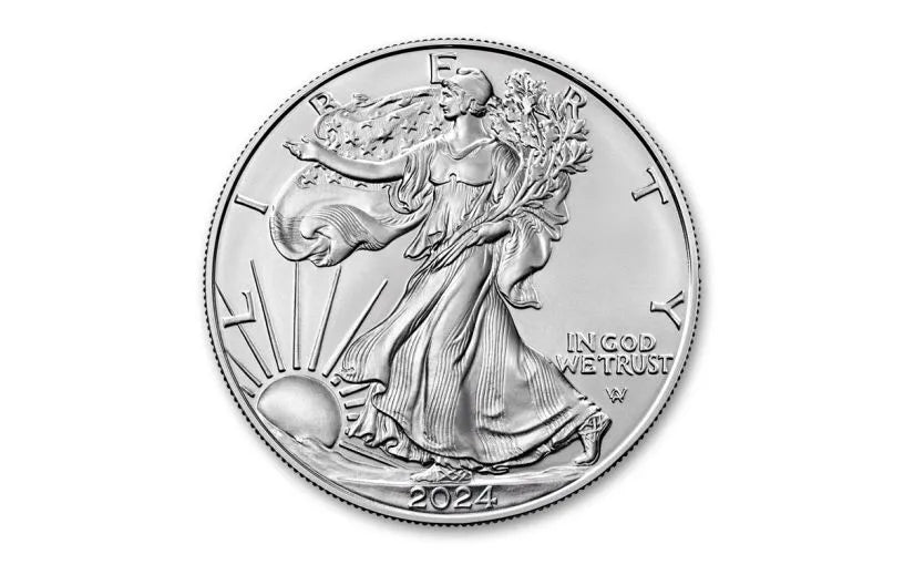 2024-W Burnished Silver Eagle - Brilliant Uncirculated