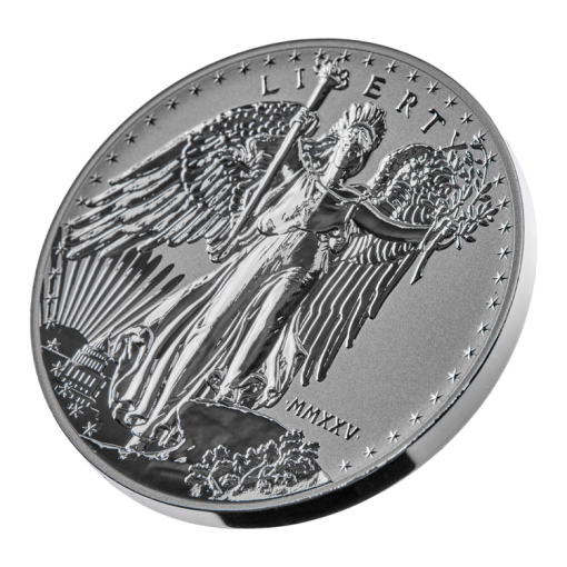 2025 Saint-Gaudens Winged Liberty 1 oz Silver - NPF High Relief Reverse Proof - CoinsTV