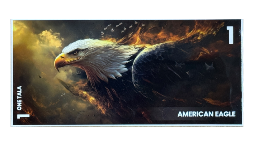 2025 Samoa American Eagle Colorized Note 5 gram Silver - CoinsTV