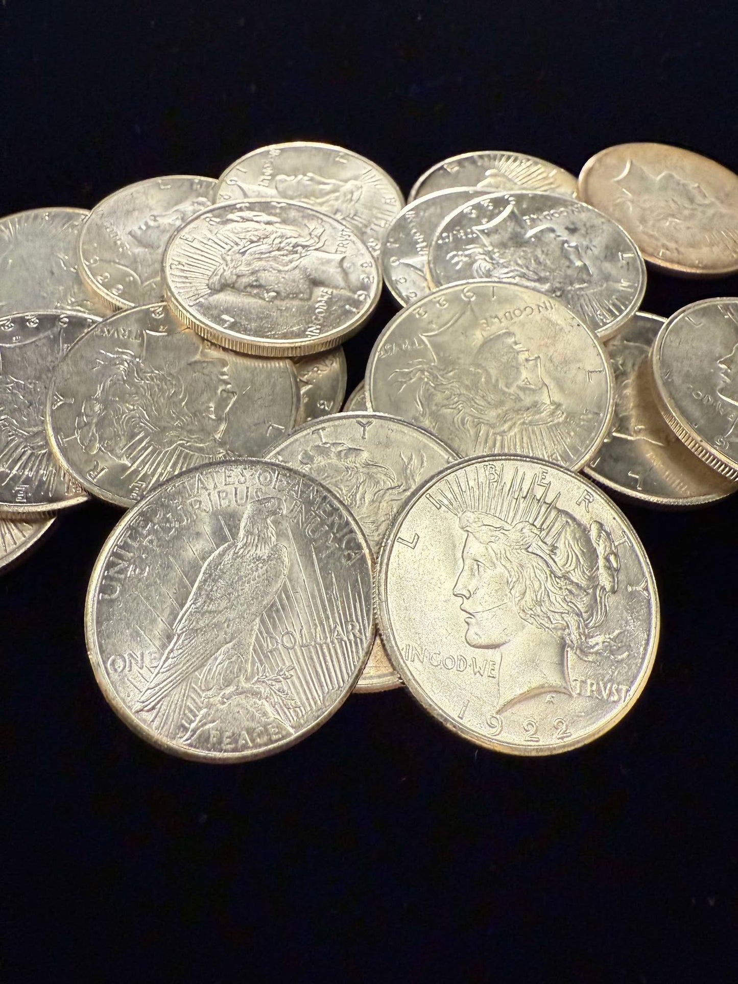 1922 S Peace Silver Dollar San Francisco - Uncirculated - CoinsTV