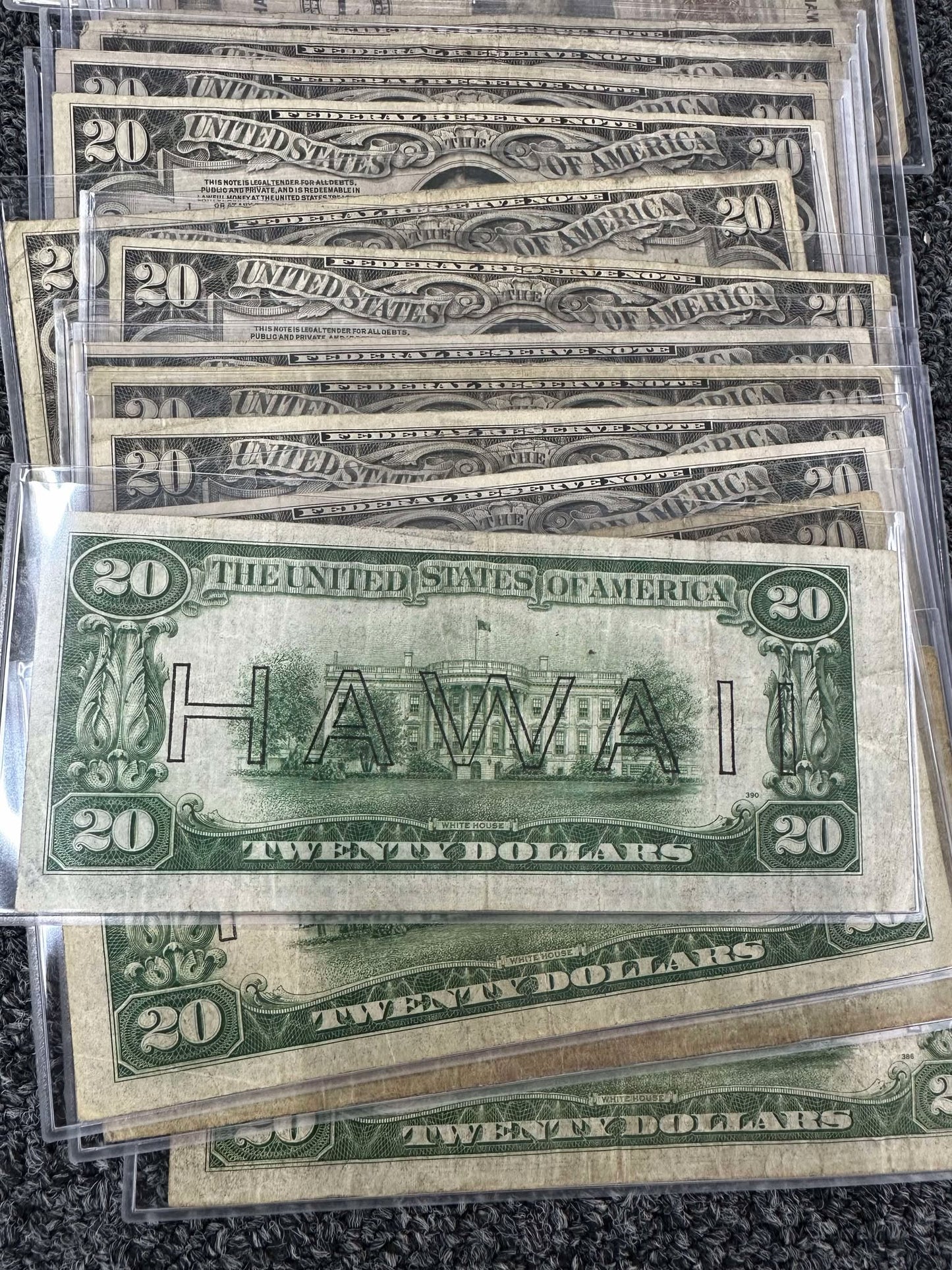 1934 $20 Silver Certificate “HAWAII" Note Brown Seal - CoinsTV