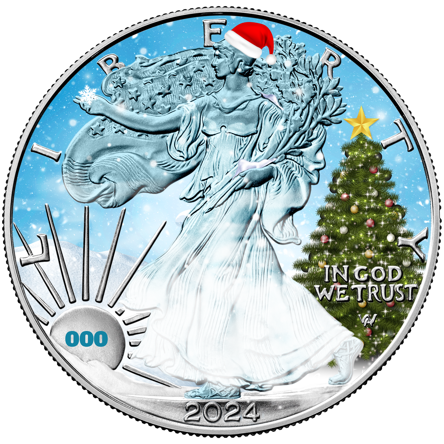 2024 Chromatics Winter Wonderland Silver Eagle - CoinsTV