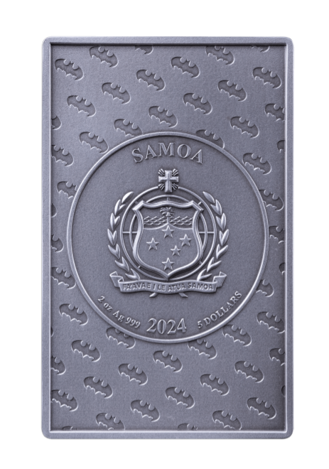 2024 Samoa Batman Vs Joker 2 oz Silver - CoinsTV
