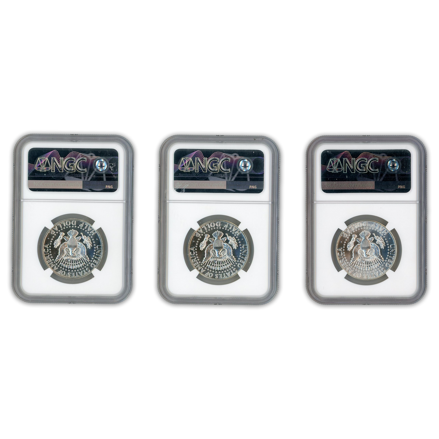1965 - 1967 Kennedy Half Dollar - Special Mint Set - NGC MS68 Sight White - CoinsTV