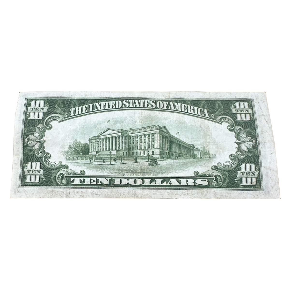 1934 Depression Era $10 Currency - CoinsTV