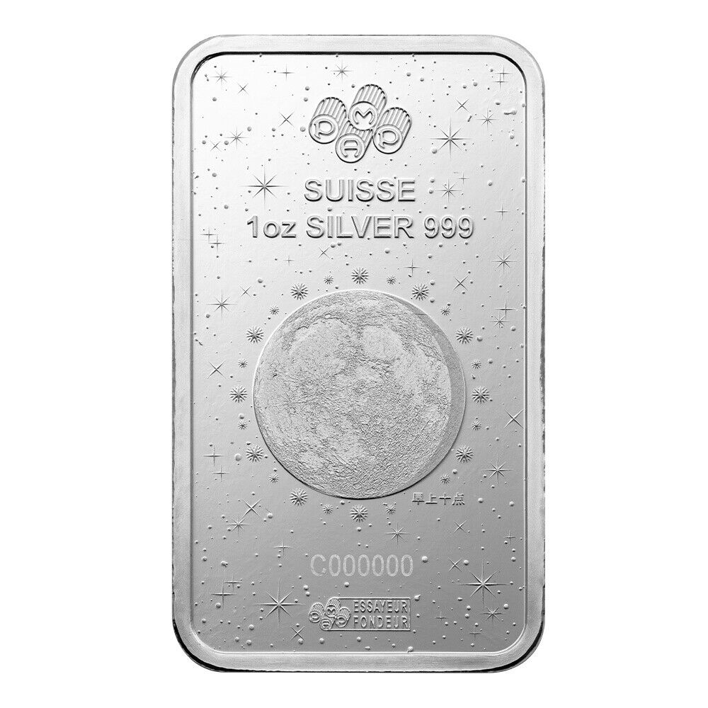 2025 Pamp Suisse Year Of The Snake Lunar Legend Series 1 oz Silver Bar - CoinsTV