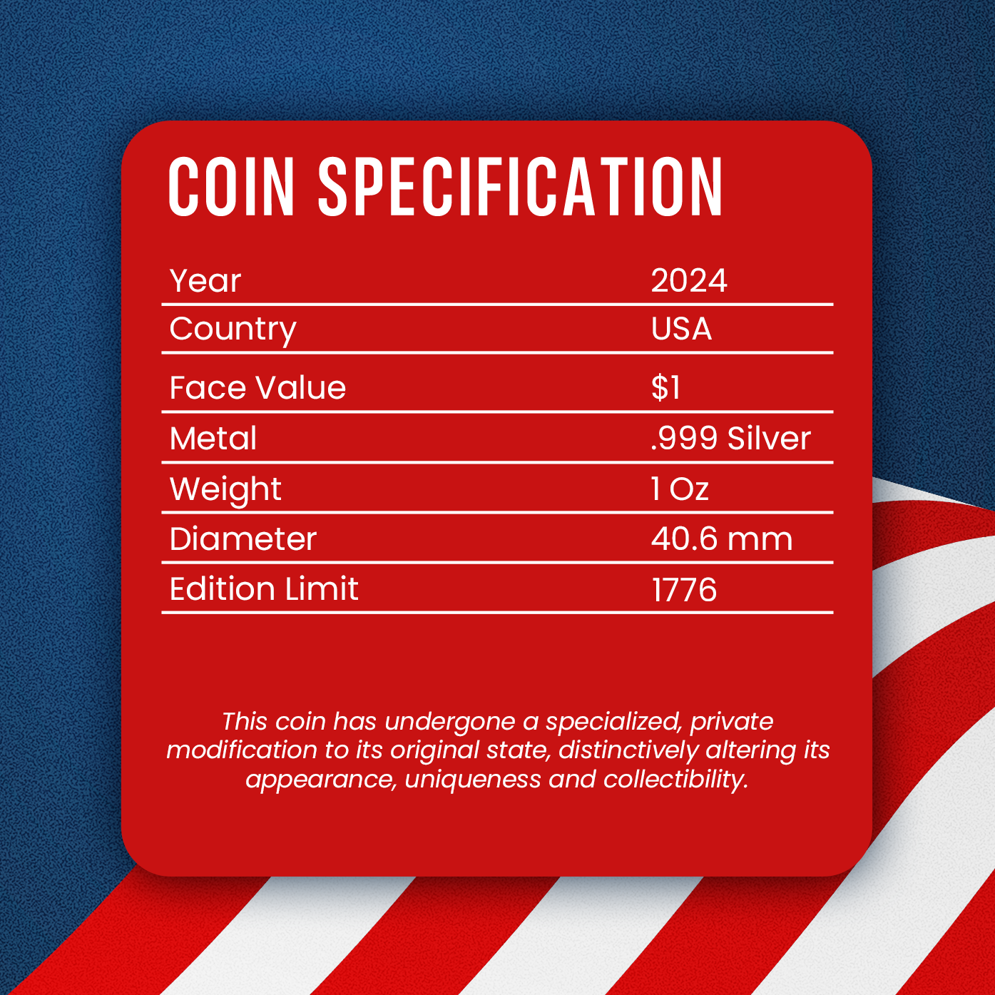 2024 Trump Silver Eagle - CoinsTV