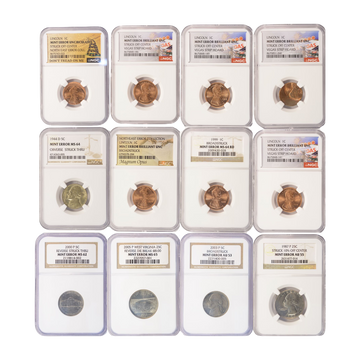 Certified Error Coin Grab Bag – NGC, CACG & PCGS