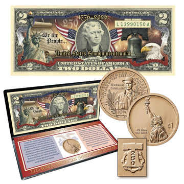 2026 USA Semiquincentennial Coin and Currency Set - CoinsTV
