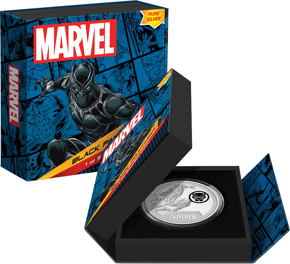 2023 Marvel Classic - Black Panther 1oz Silver - CoinsTV