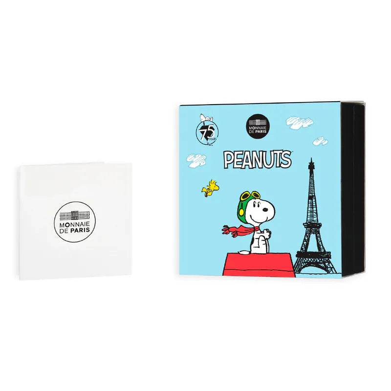 2025 France Peanuts Snoopy 75th Anniversary 0.5g Gold Coin