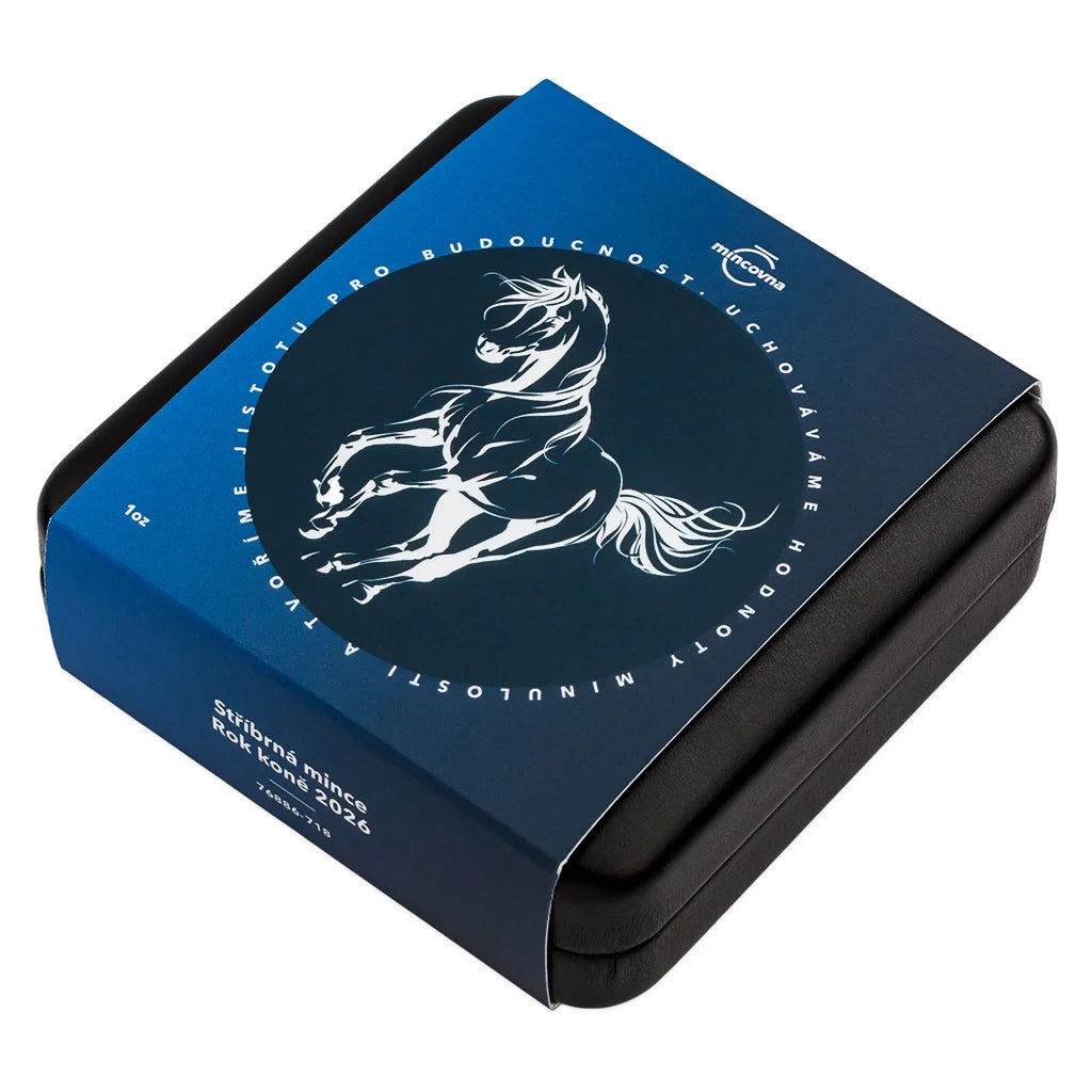 2026 Niue Year of the Horse with Metallic Color 1 oz Silver Coin