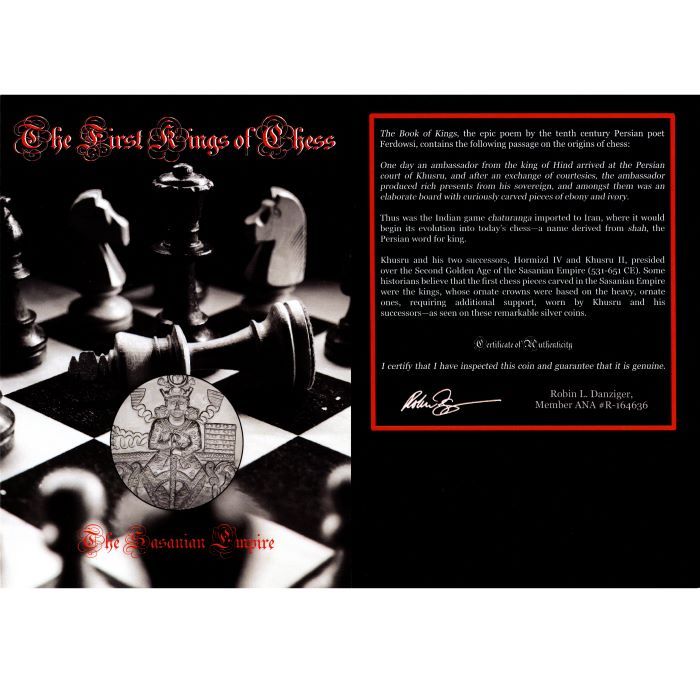 The First Kings of Chess: Silver Coins of the Sasanian Dynasty (album) - CoinsTV