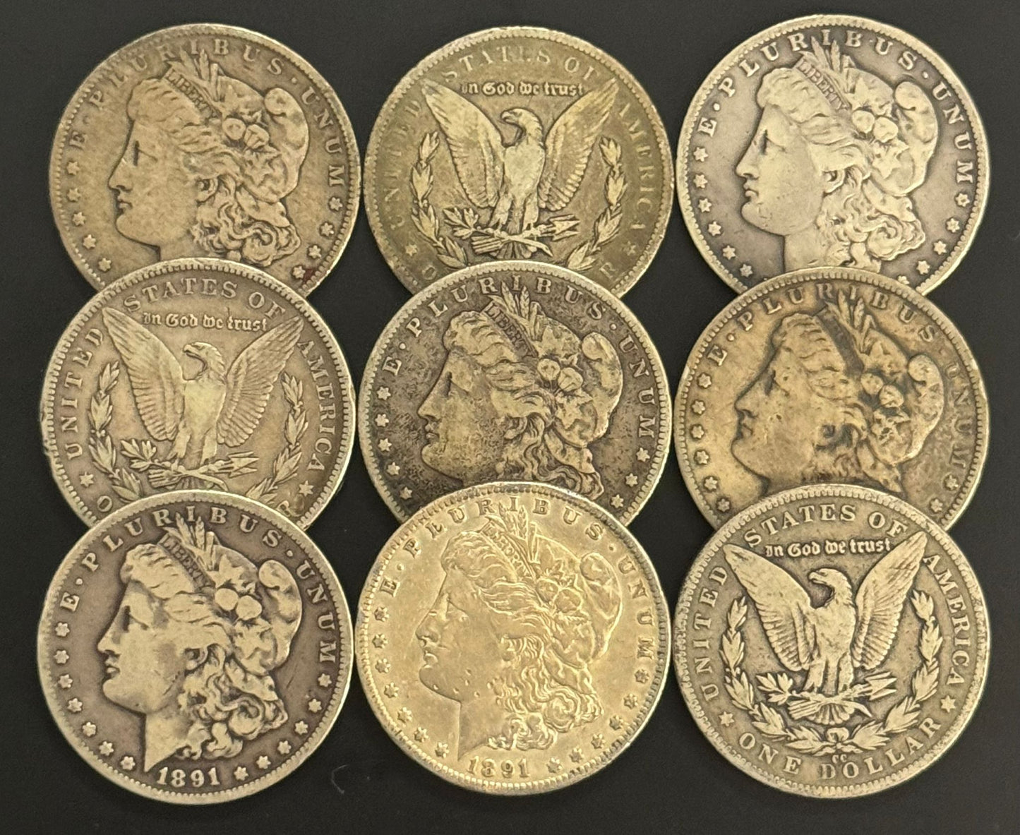 1891 Morgan Silver Dollar Carson City - Circulated - CoinsTV