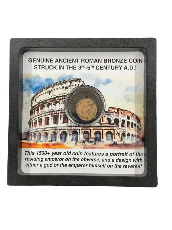 Genuine Roman Bronze Coin - 3rd-5th Century A.D - CoinsTV