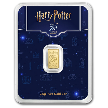 2026 PAMP Suisse Harry Potter 25th Anniversary 0.5g Gold Bar