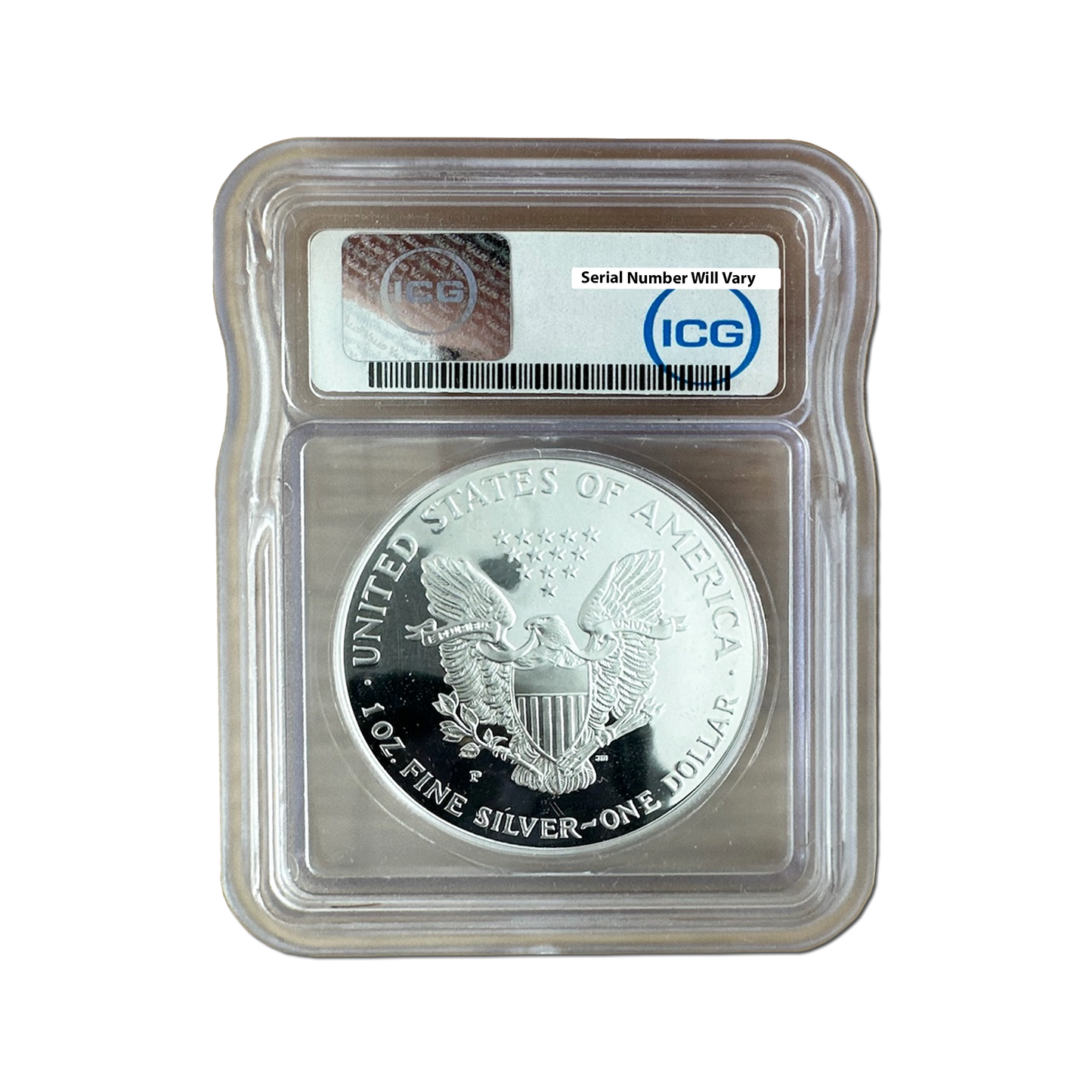 2000-P Silver Eagle - Austin Hutto Signature Label - ICG PR70 DCAM - CoinsTV