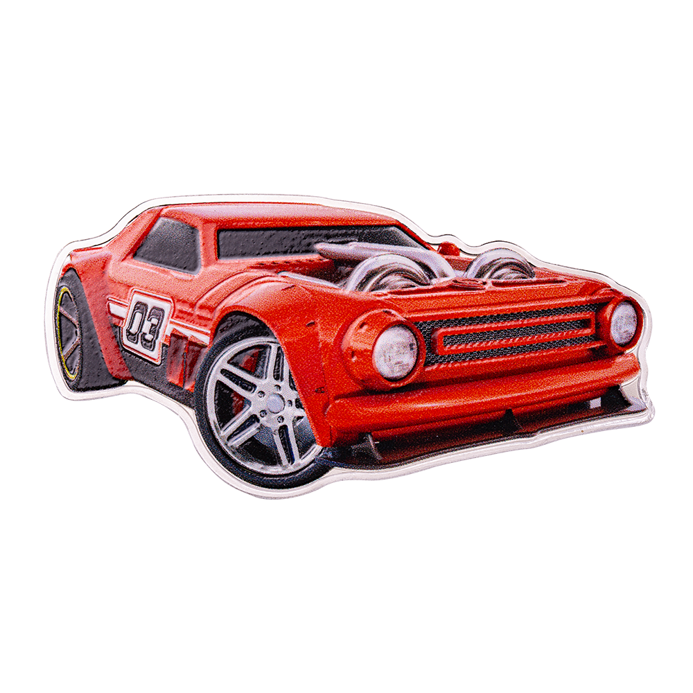 2024 Solomon Islands Hot Wheels Holiday Night Shifter Mystery Box 1 Oz Silver Coin - CoinsTV