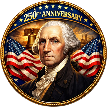 USA 250th Anniversary Commemorative Colorized 1 oz Copper Medal
