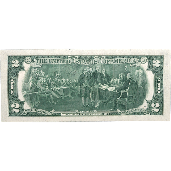 1976 $2 Federal Reserve Note Uncirculated - First Day of Issue - CoinsTV