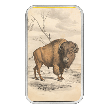 Americana 1 oz Silver Bar - The Land - CoinsTV