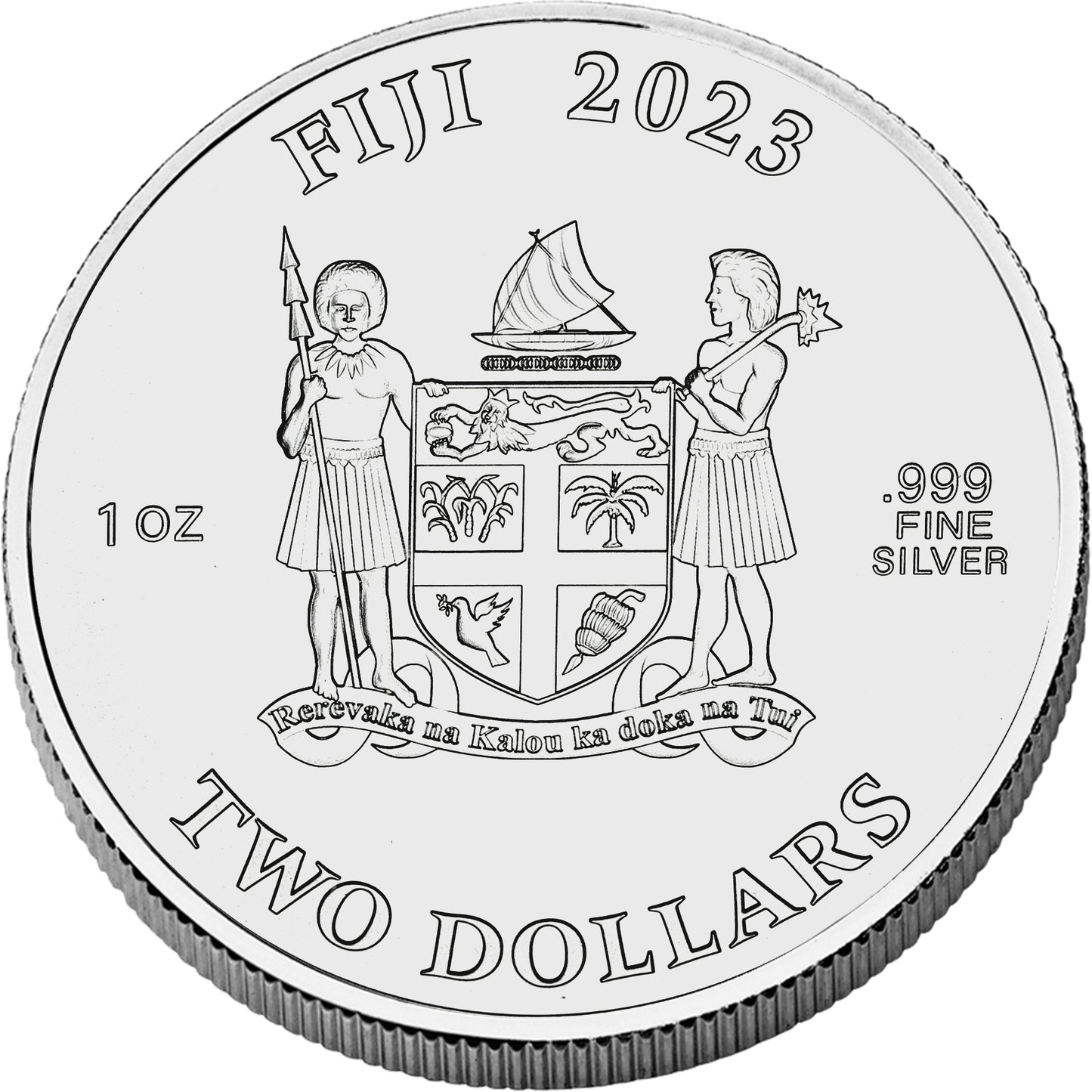 2023 Fiji America Big Five Brown Bear UHR 1 oz Silver Coin - CoinsTV
