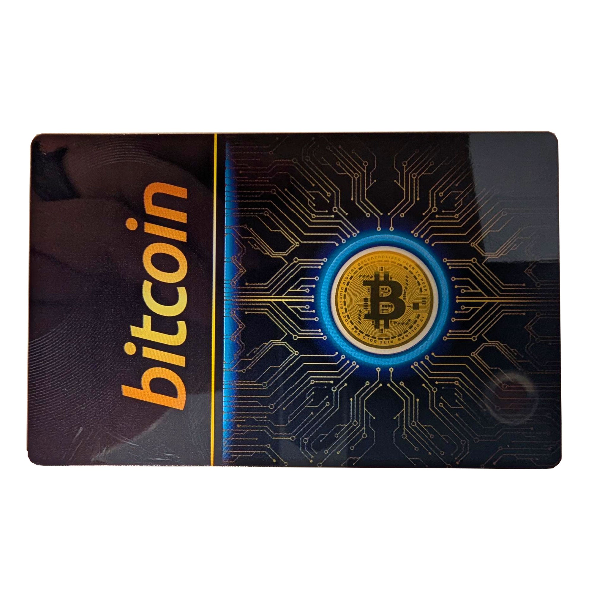 2026 Liberia Bitcoin 1/1000 oz Gold Coin in Card | CoinsTV