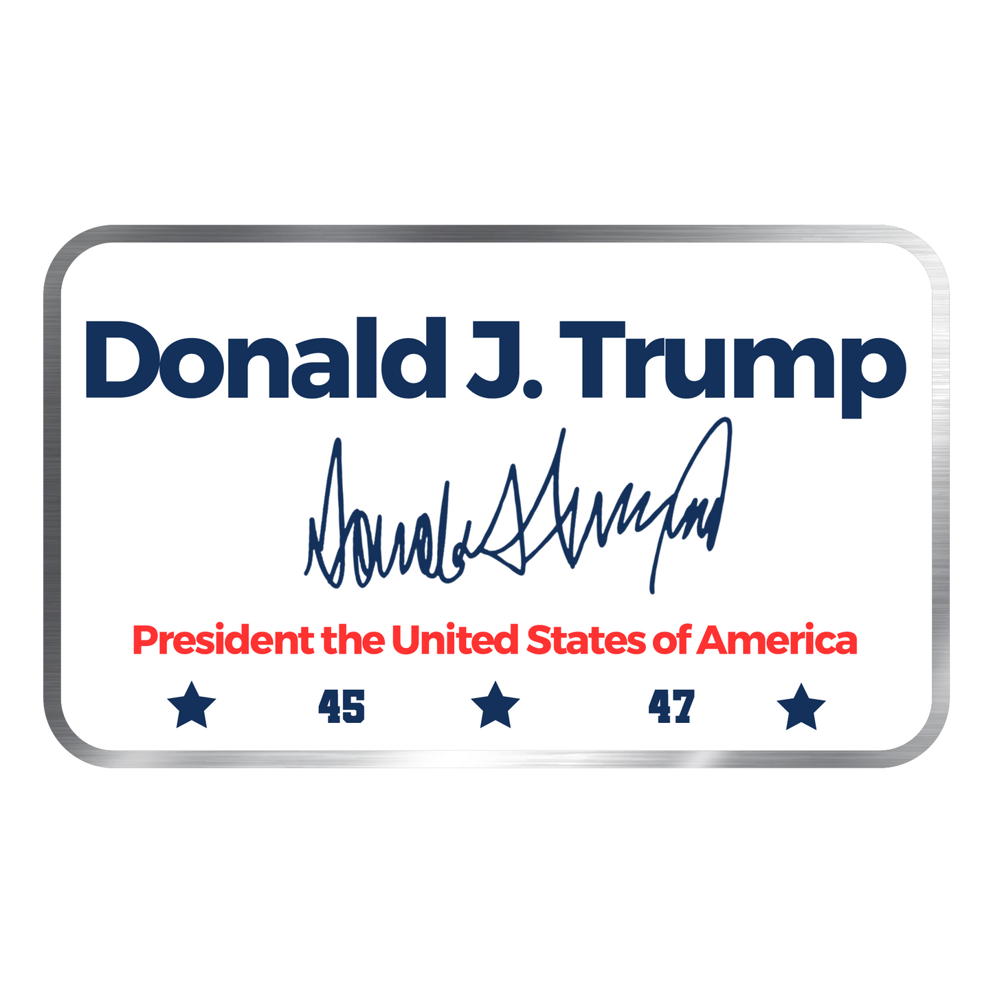 2024 Donald Trump 47th President 1 oz Silver Bar - CoinsTV