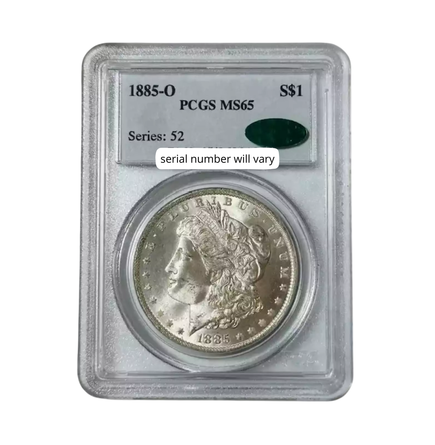 1885-O Morgan Silver Dollar - PCGS MS65 CAC - CoinsTV
