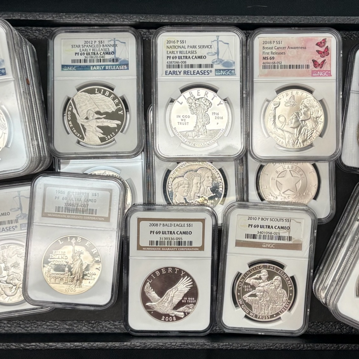 Random Silver Dollar Commemorative NGC MS/PF69 – Mystery Grab Bag