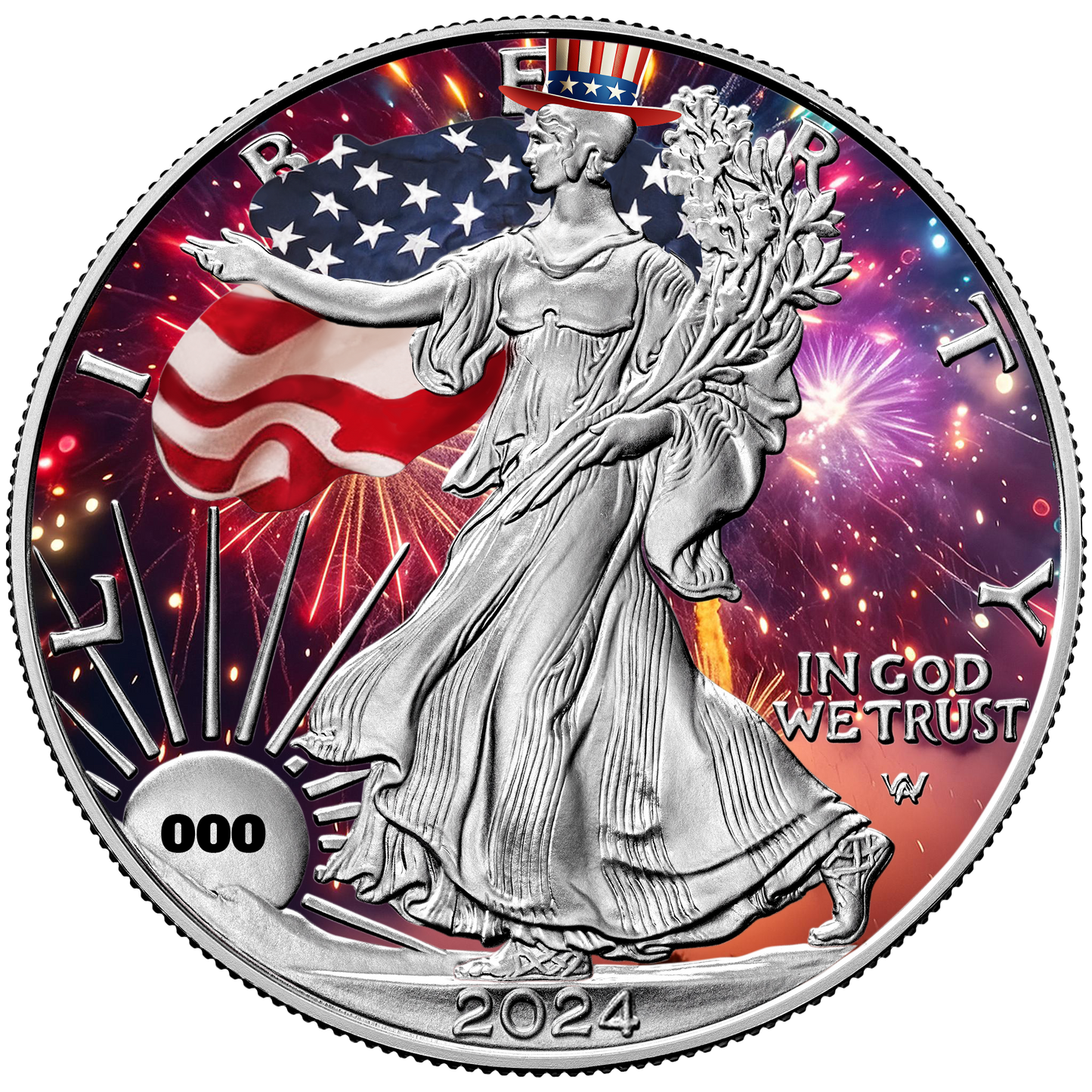 2024 Fourth of July Silver Eagle - CoinsTV