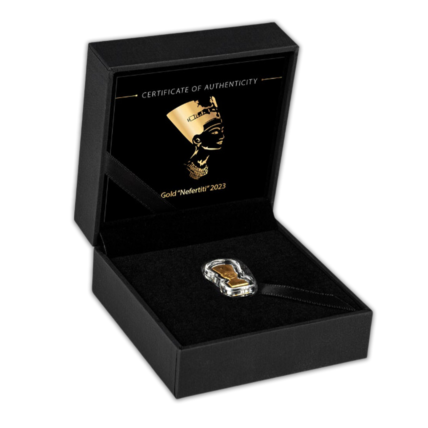 2023 Nefertiti Shaped Coin - 1 Gram Gold