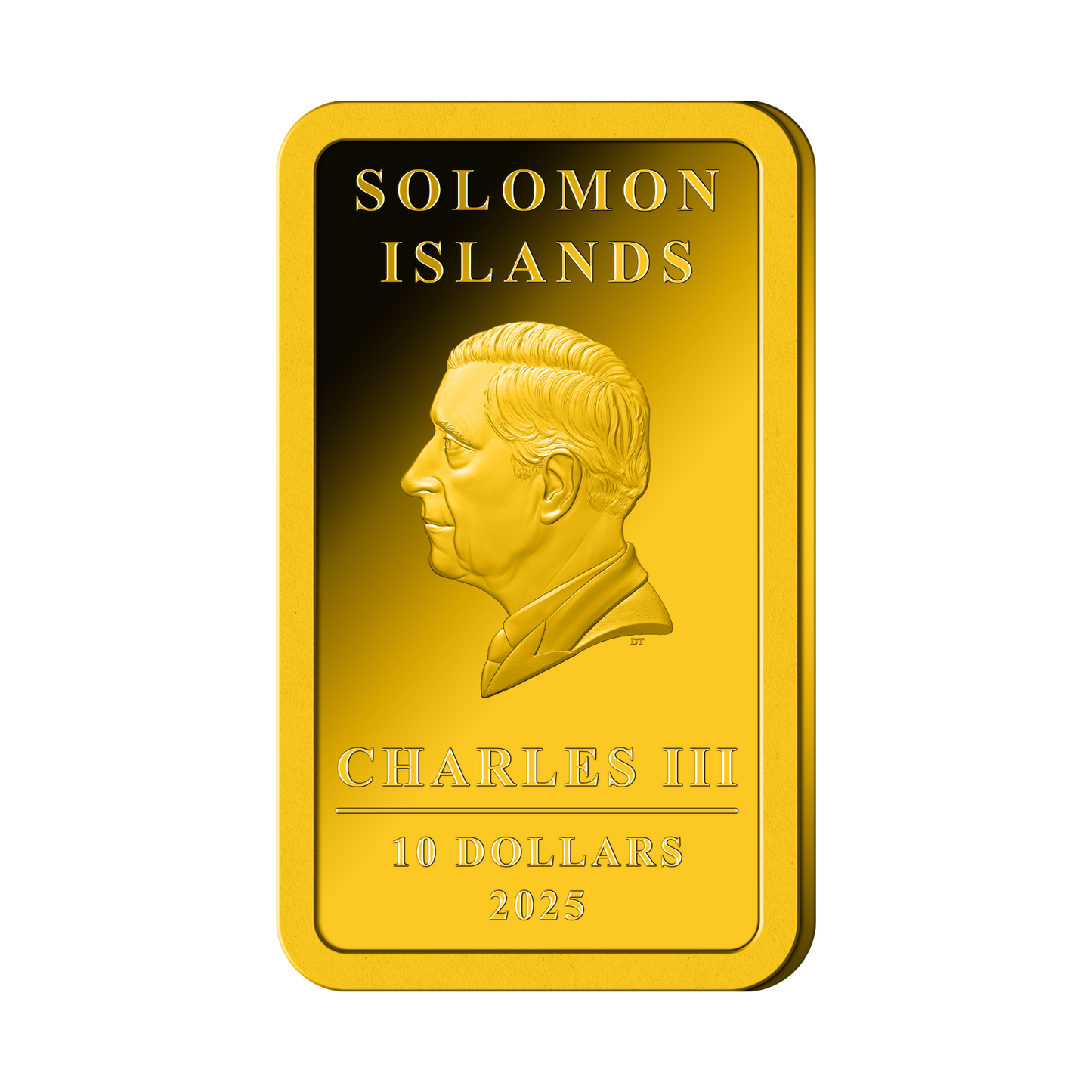 2025 Solomon Islands Ancient Egypt Nefertiti 1/100 oz Gold Bar - CoinsTV