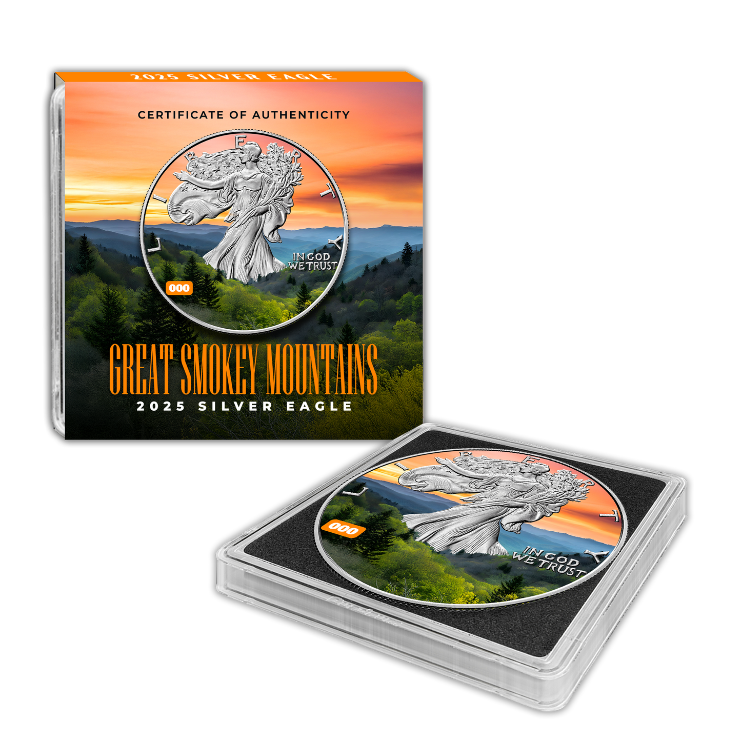 2025 Silver Eagle - Great Smoky Mountains - National Parks Series