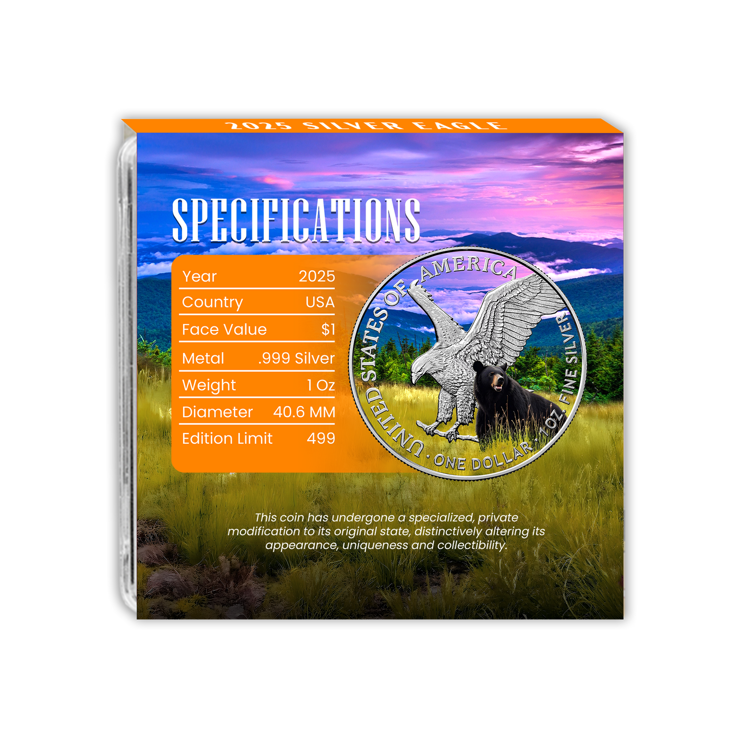 2025 Silver Eagle - Great Smoky Mountains - National Parks Series