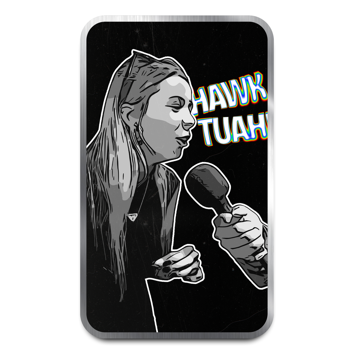 Chromatics Hawk Tuah 1 oz Silver Bar - CoinsTV